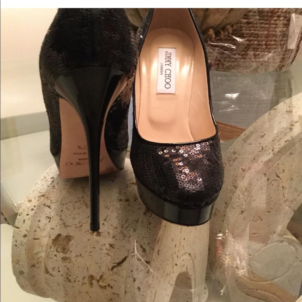 ‼️🤩WOW ‼️PARTY TIME‼️JIMMY CHOO SEQUENCE PUMPS, CLASSIC‼️Beautiful & Sexy‼️‼️‼️